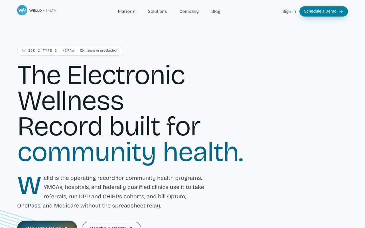 Welld Health preview