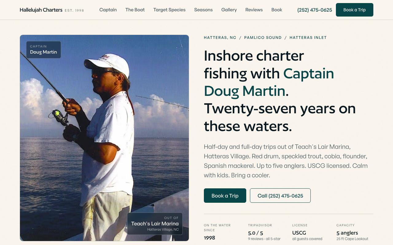 OBX Inshore — built by BRCG