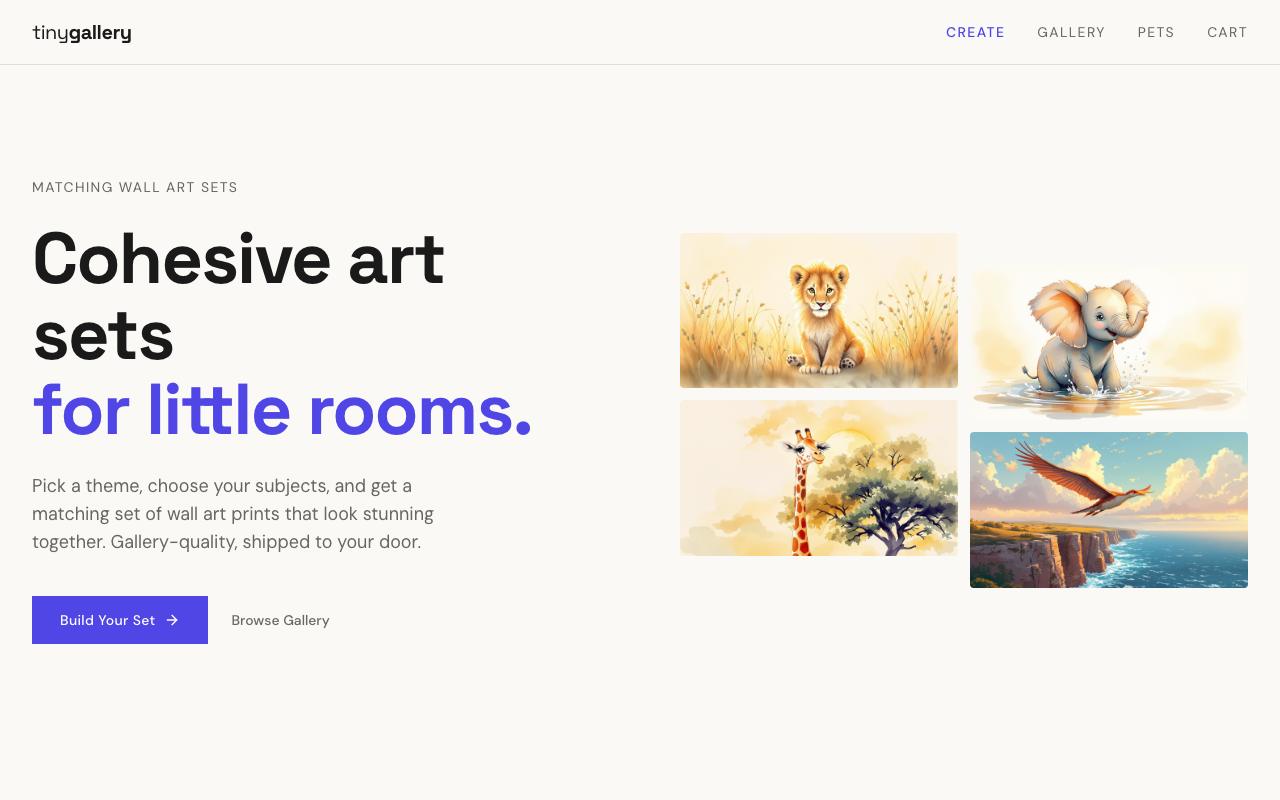 Tiny Gallery preview